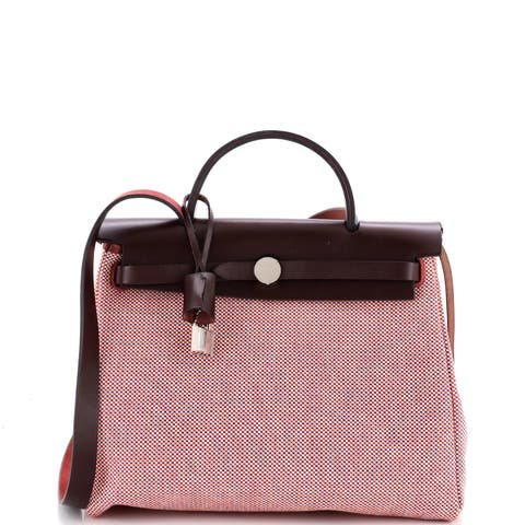 Herbag Zip Criss Viking Toile and Leather 31