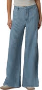 KUT from the Kloth Ryan Stripe High Waist Super Wide Leg Pants