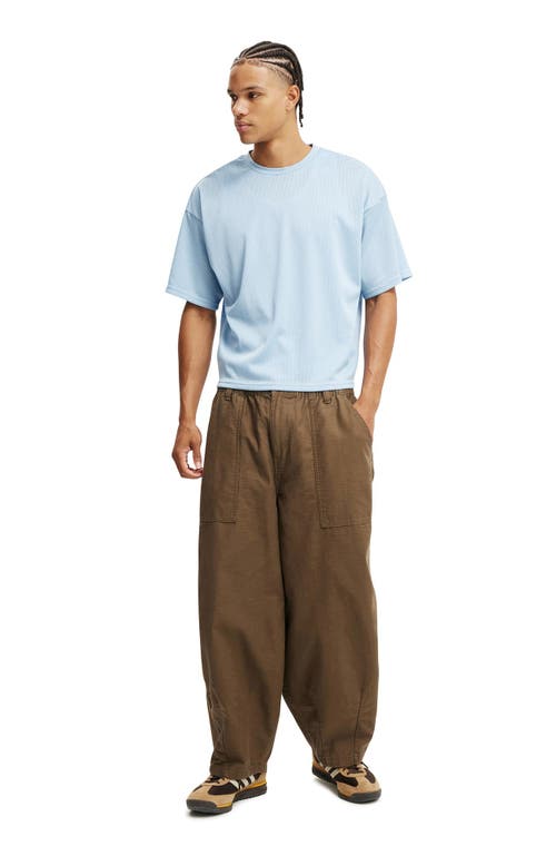 COTTON ON CROPPED FIT MESH T-SHIRT
