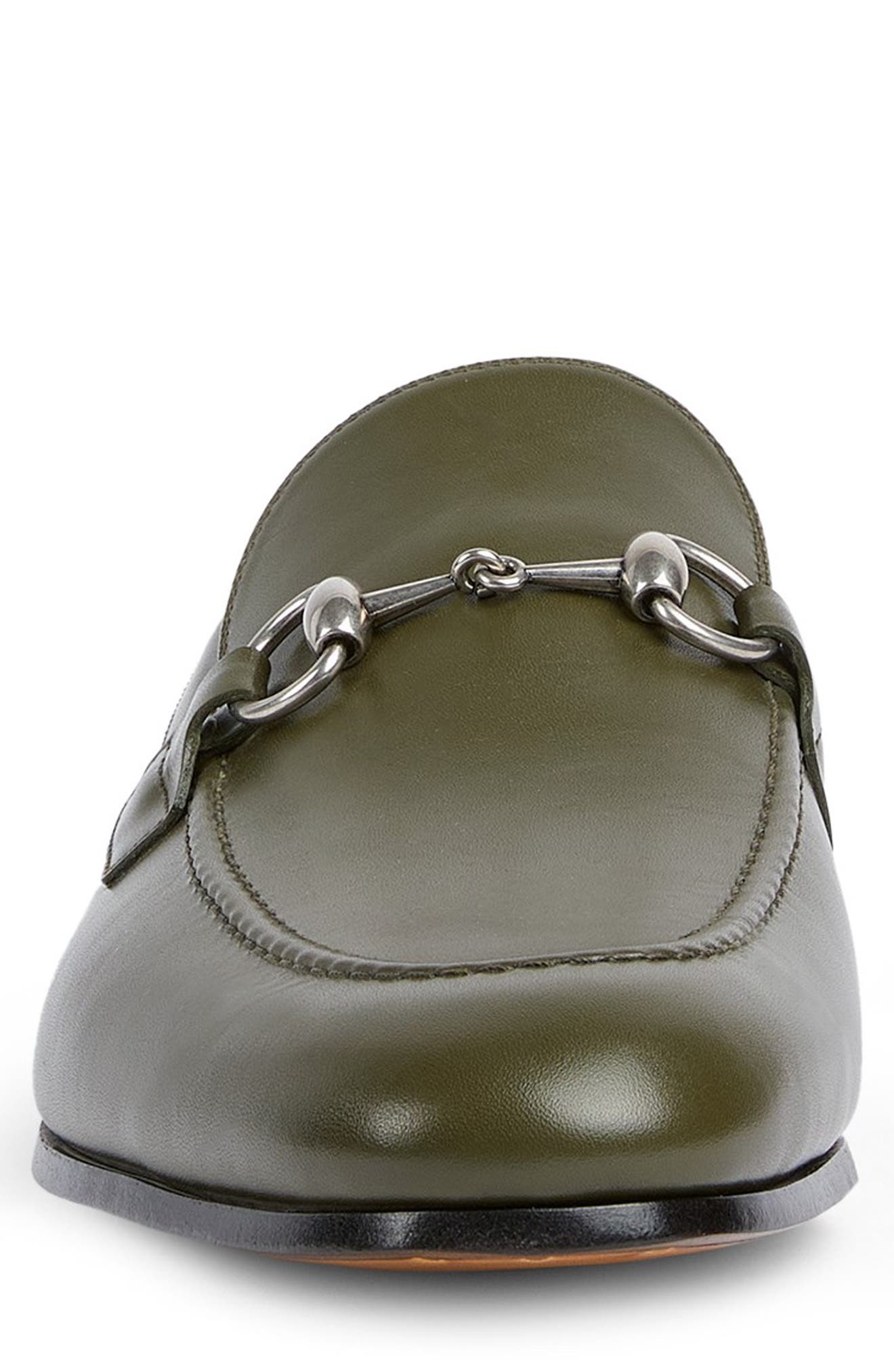 Jordaan Bit Loafer, Alternate, color, DARK GREEN BOTTLE