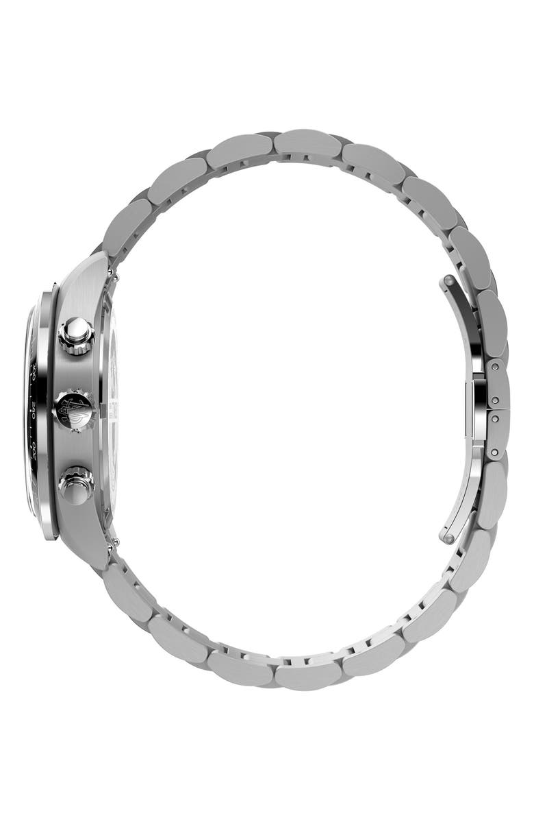 Timex<sup>®</sup> Waterbury Heritage Chronograph Bracelet Watch, 39mm, Alternate, color, Stainless Steel