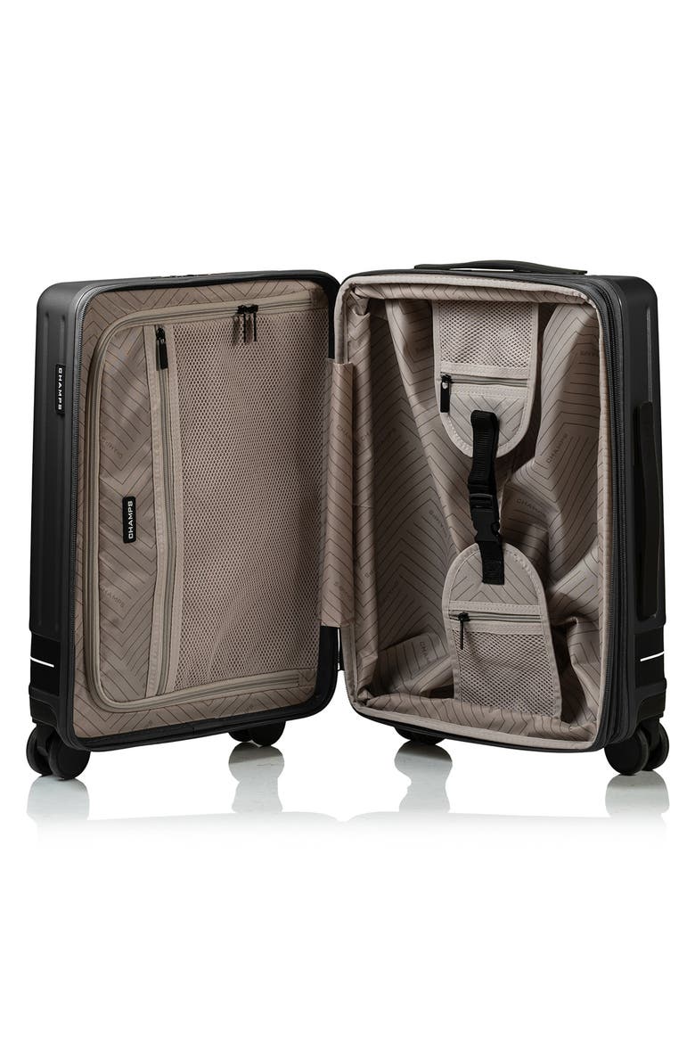 Fresh II 3-Piece Wheeled Luggage Set, Alternate, color, BLACK