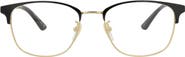Gucci 52mm Rectangle Optical Glasses
