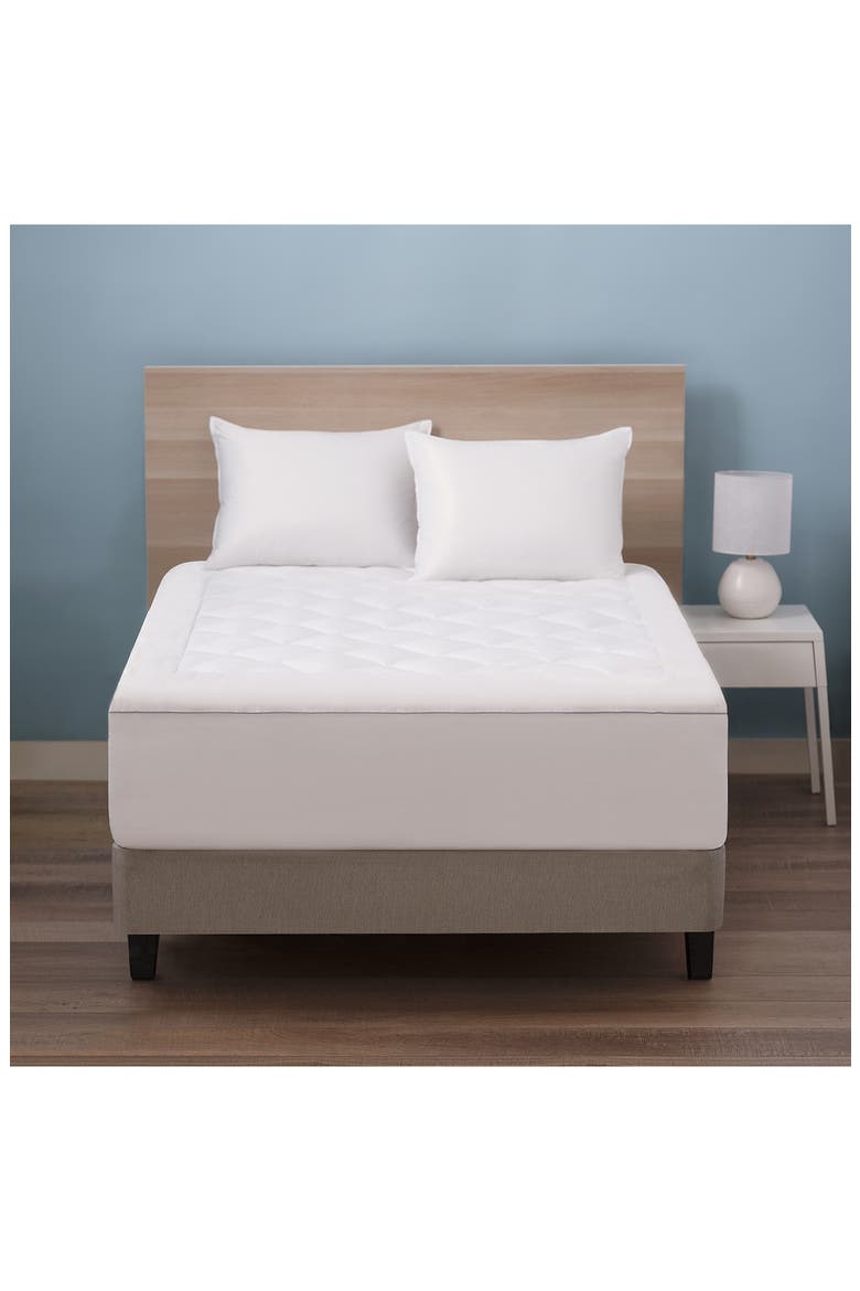 Dream Infusion Lavender Mattress Pad, Alternate, color, WHITE