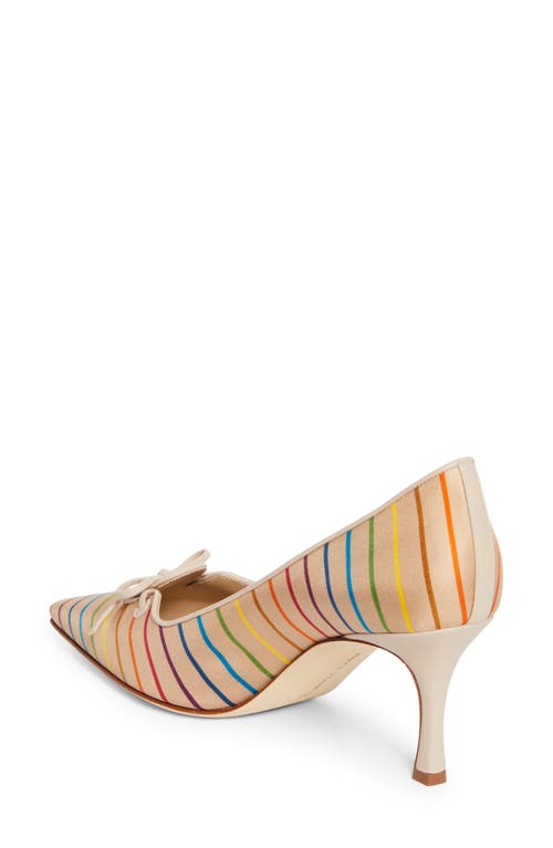 MANOLO BLAHNIK MANOLO BLAHNIK ZAMAN STRIPE PUMP