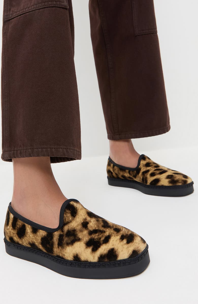 Loeffler Randall Mattie Slip On, Alternate, color, Leopard