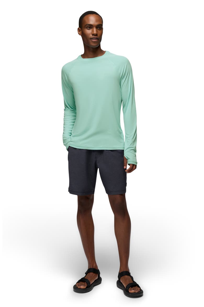 Sol Shade Long Sleeve Performance T-Shirt, Alternate, color, SEA GLASS