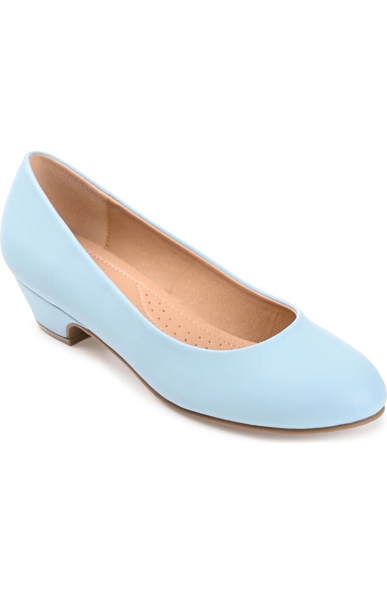 Journee Collection Saar Pump - Wide Width, Main, color, Light Blue