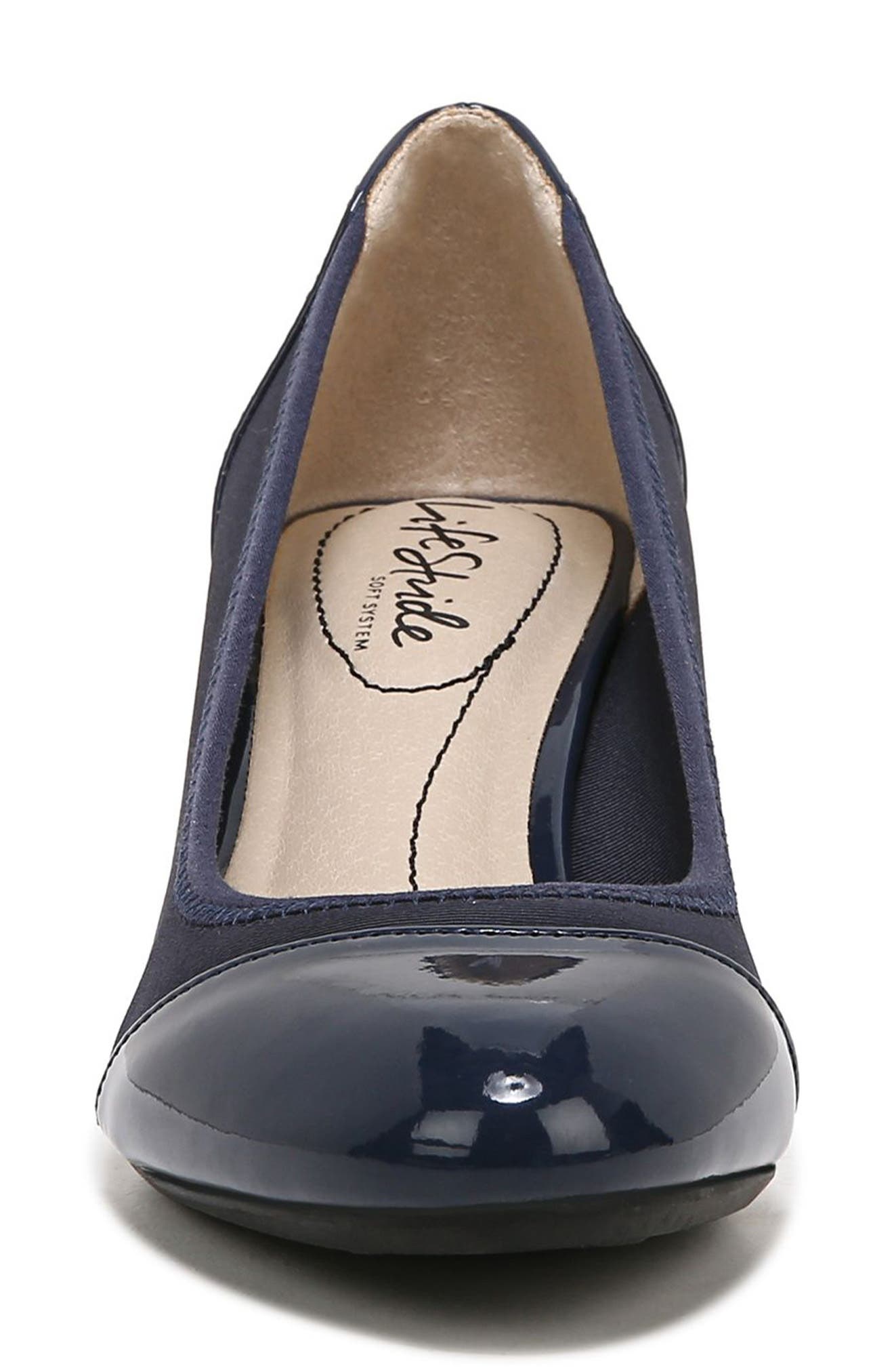 LifeStride Juliana Stretch Wedge Pump, Alternate, color, 