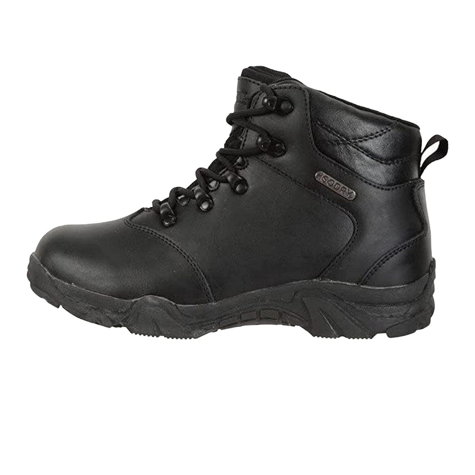 Childrens/Kids Canyon Waterproof Suede Walking Boots, Alternate, color, Black