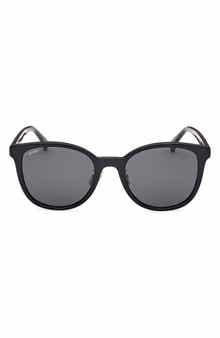 Max Mara 55mm Round Sunglasses