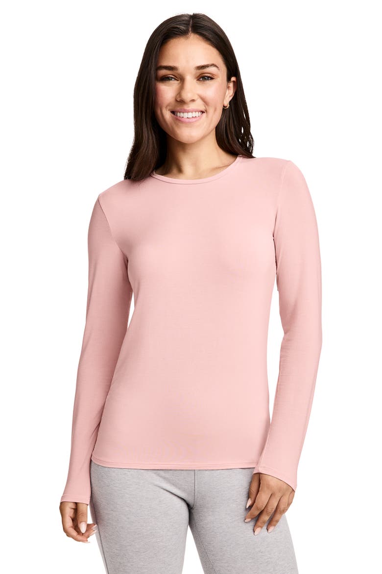 Women's Supersoft Long Sleeve Top, Main, color, Rose Petal