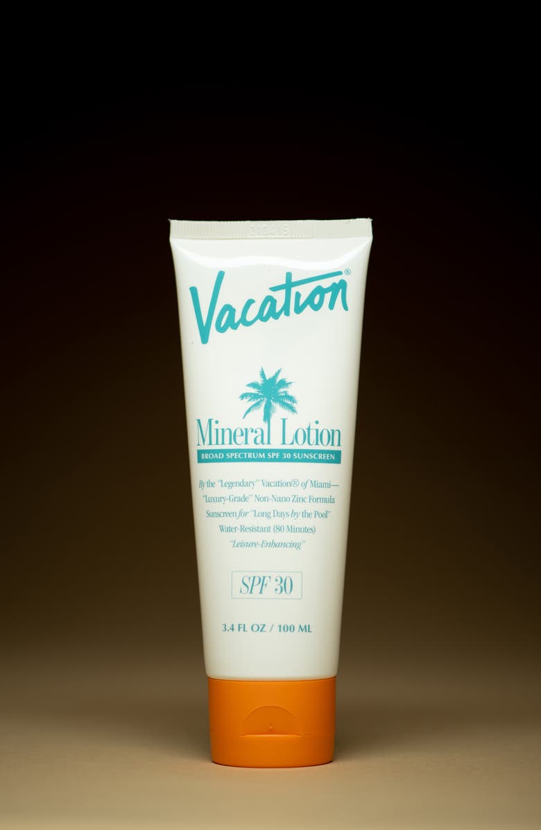 Vacation Mineral Lotion Broad Spectrum SPF 30 Sunscreen, Alternate, color,