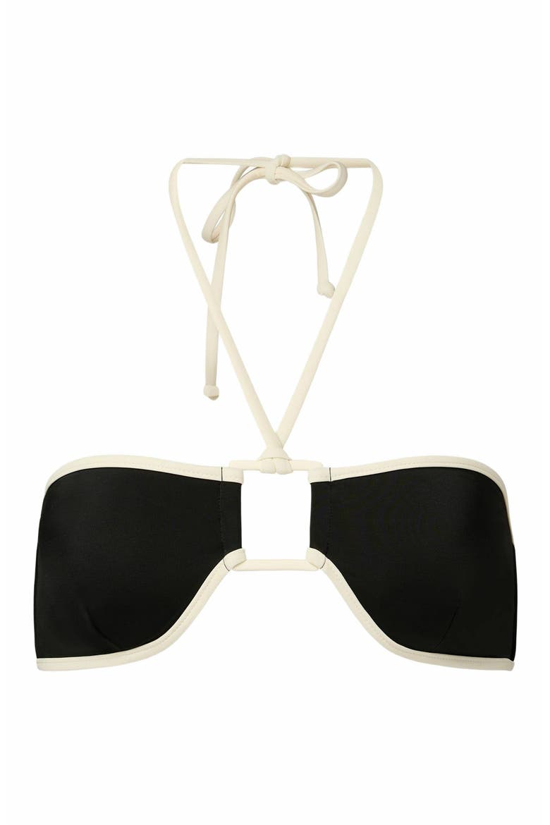 Palermo Bikini Top, Alternate, color, BLACK/EGRET