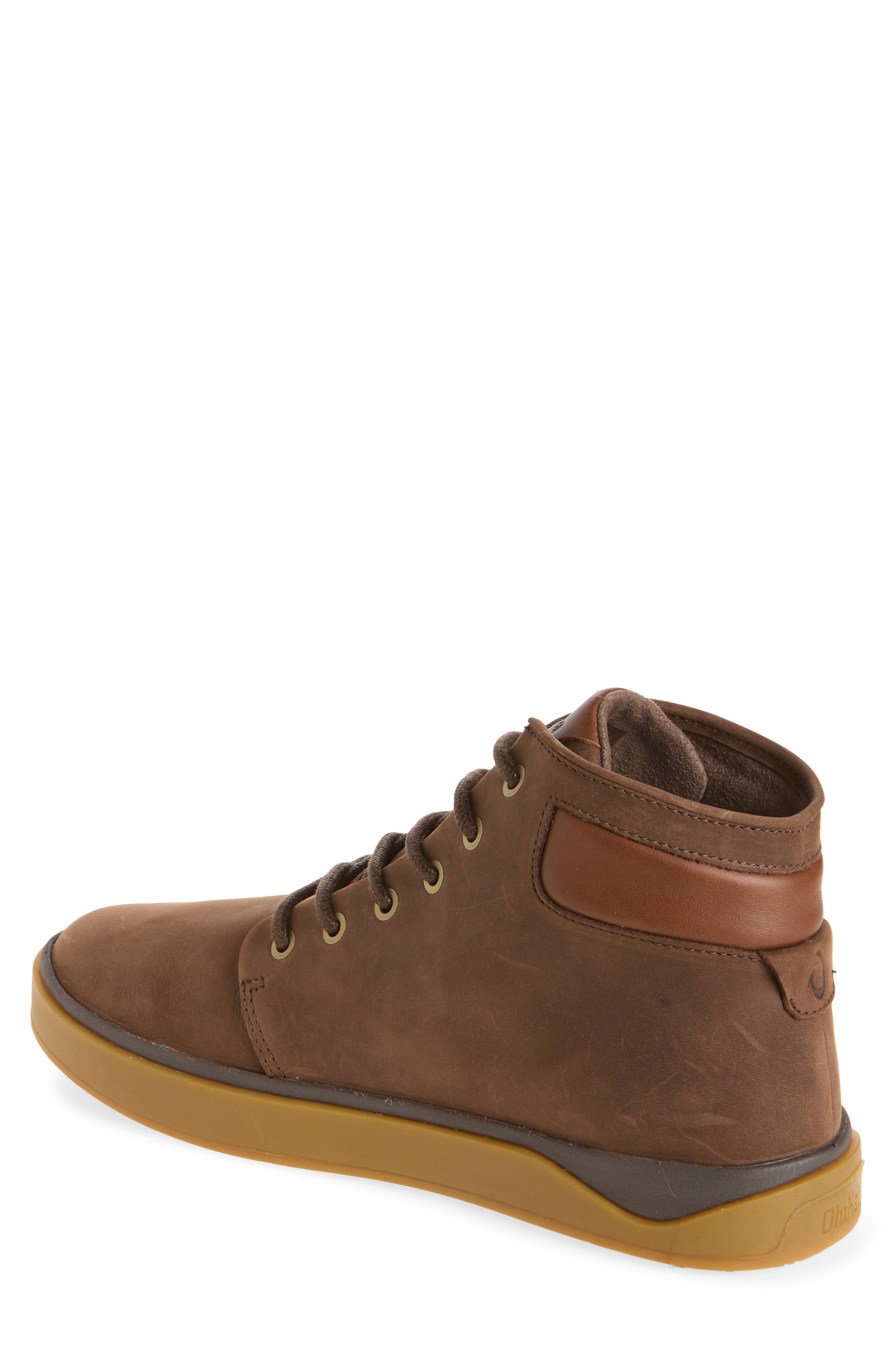 Kekaha Waterproof Leather Boot, Alternate, color, DK JAVA/ TOFFEE