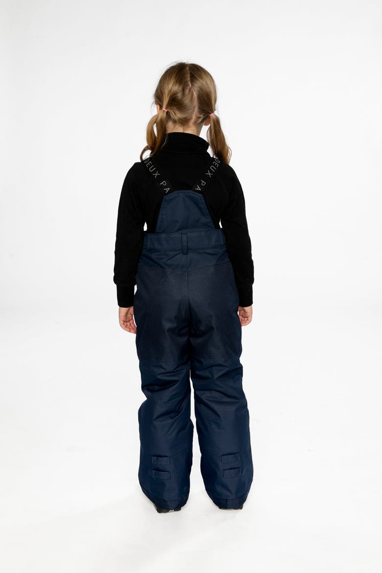 Play Reinforced Knees & Adjustable Suspenders Snow Pants, Alternate, color, Navy Blue