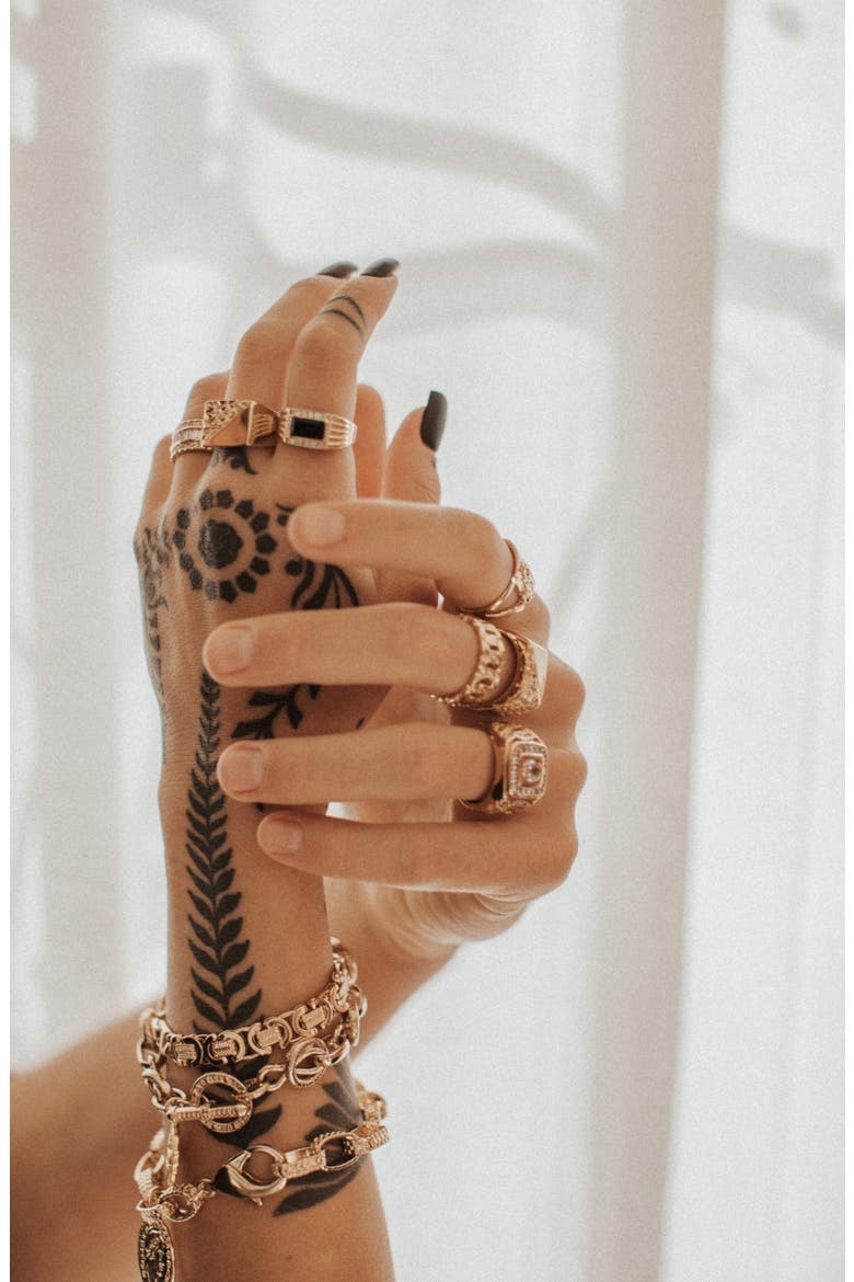 Asher Chain Bracelet, Alternate, color, GOLD