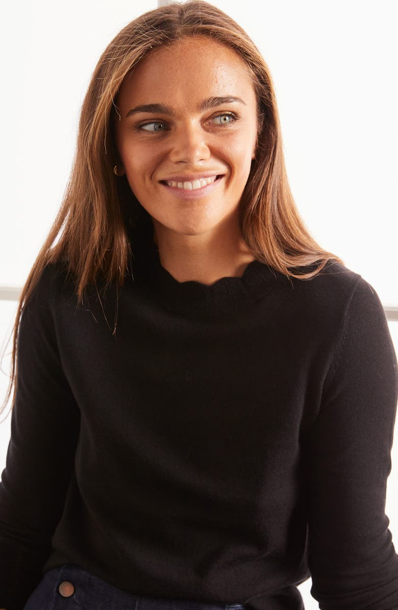 Boden Hambleden Scallop Edge Sweater, Alternate, color, 