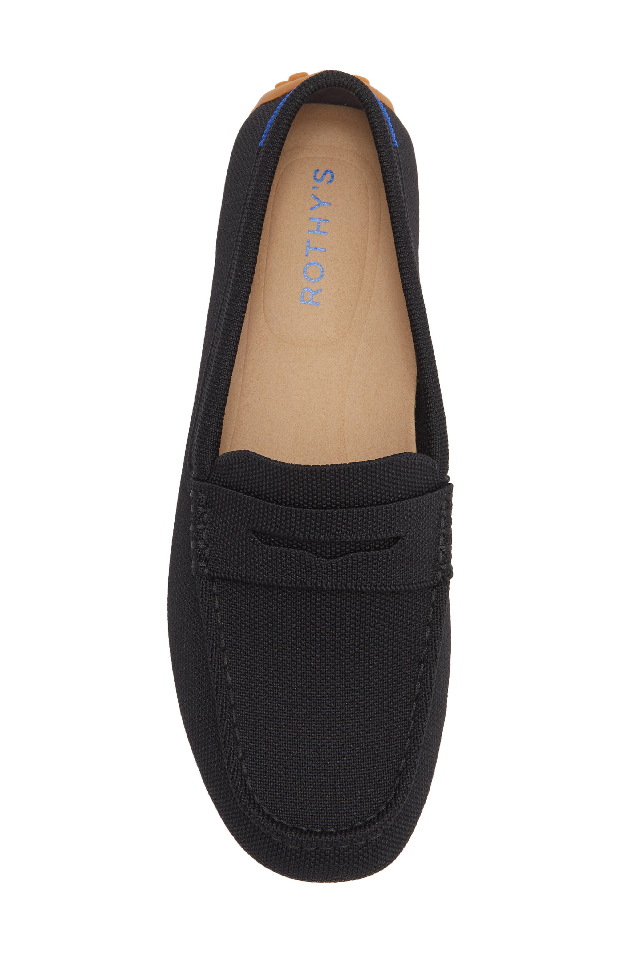 Rothy's The Daily Driving Loafer, Alternate, color, Black