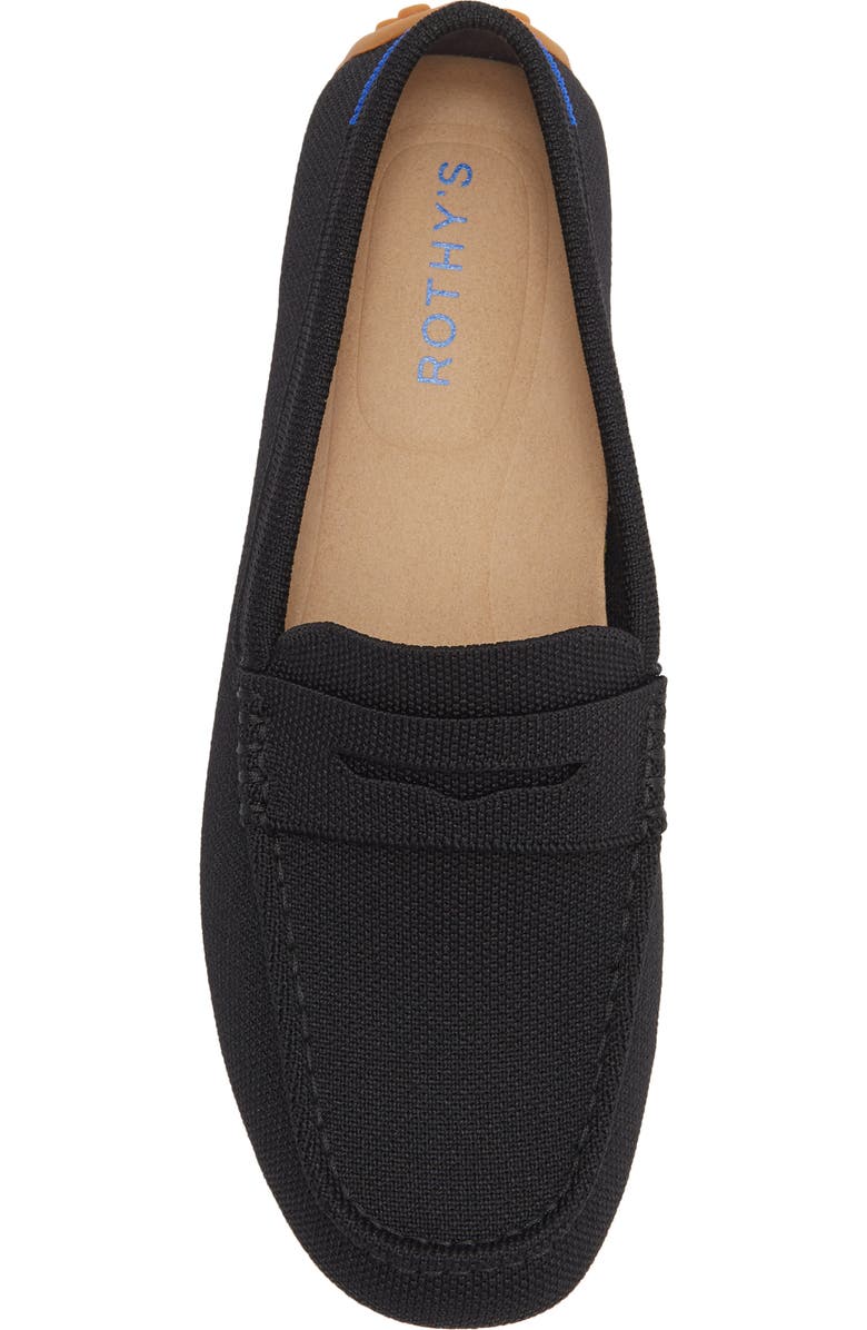 Rothy's The Daily Driving Loafer, Alternate, color, Black