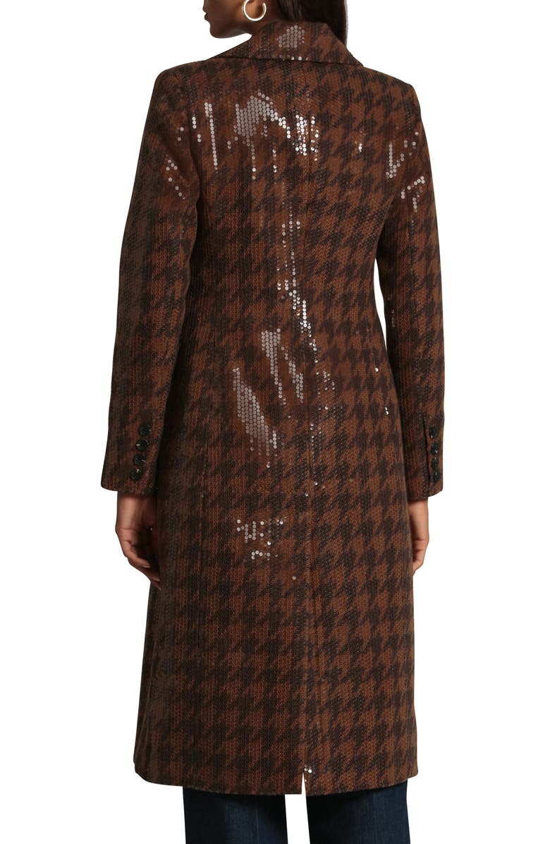 Avec Les Filles Sequin Houndstooth Check Coat, Alternate, color, 