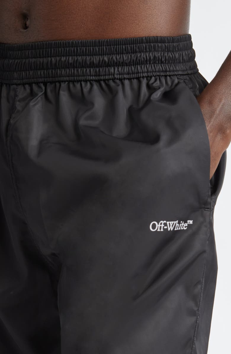 Off-White Arrow Surfer Swim Shorts, Alternate, color, 