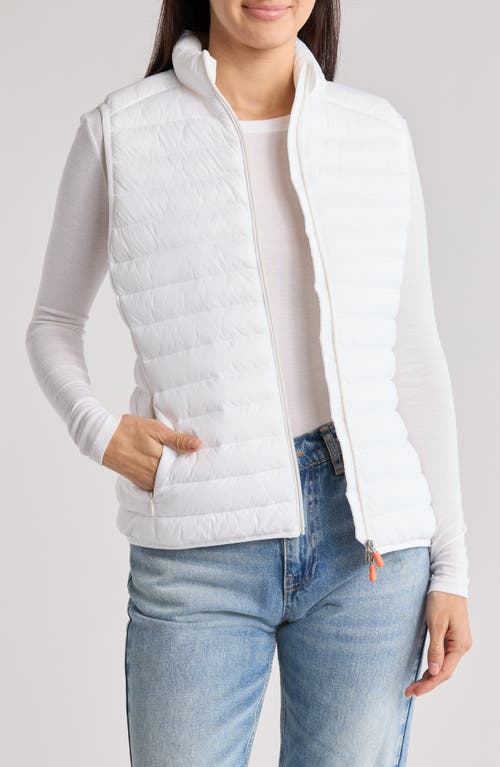 Save The Duck Noemi Quilted Puffer Vest In White