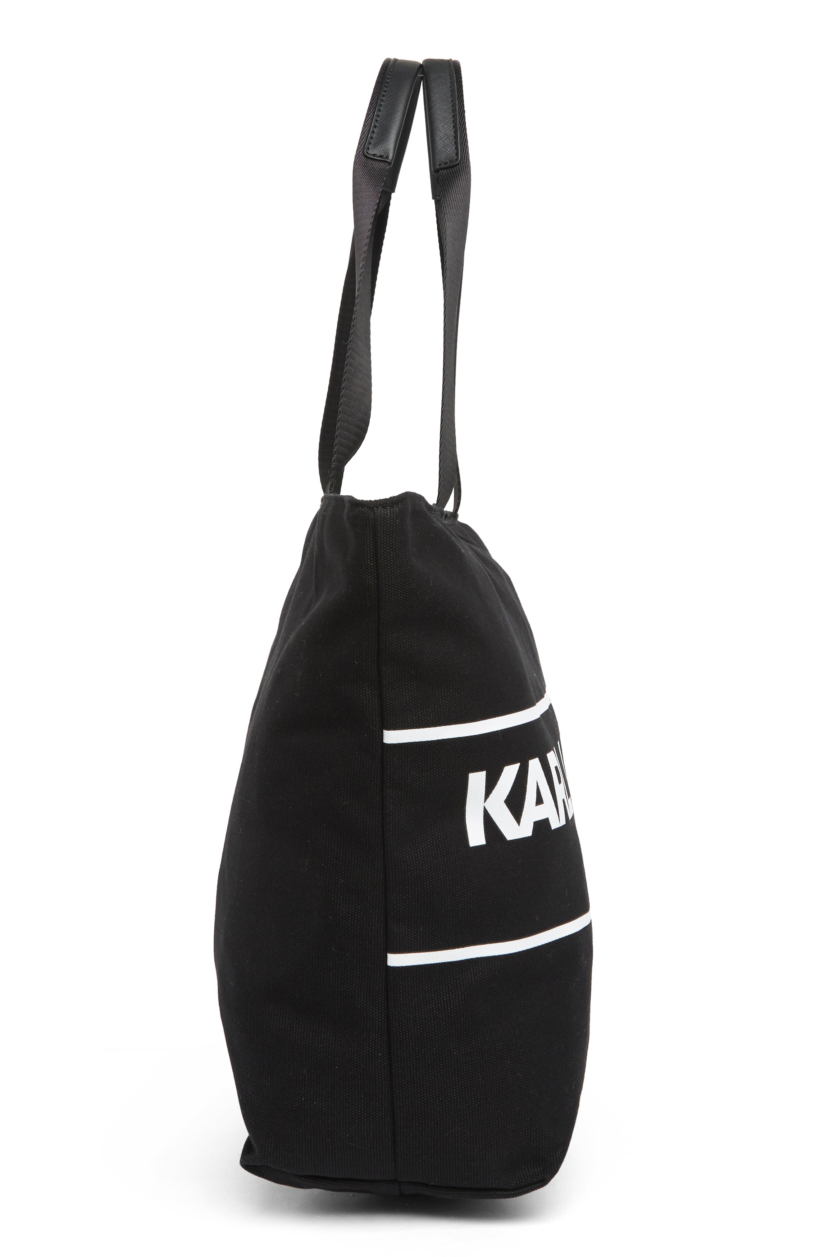 KARL LAGERFELD PARIS Kristen Logo Tote, Alternate, color, 