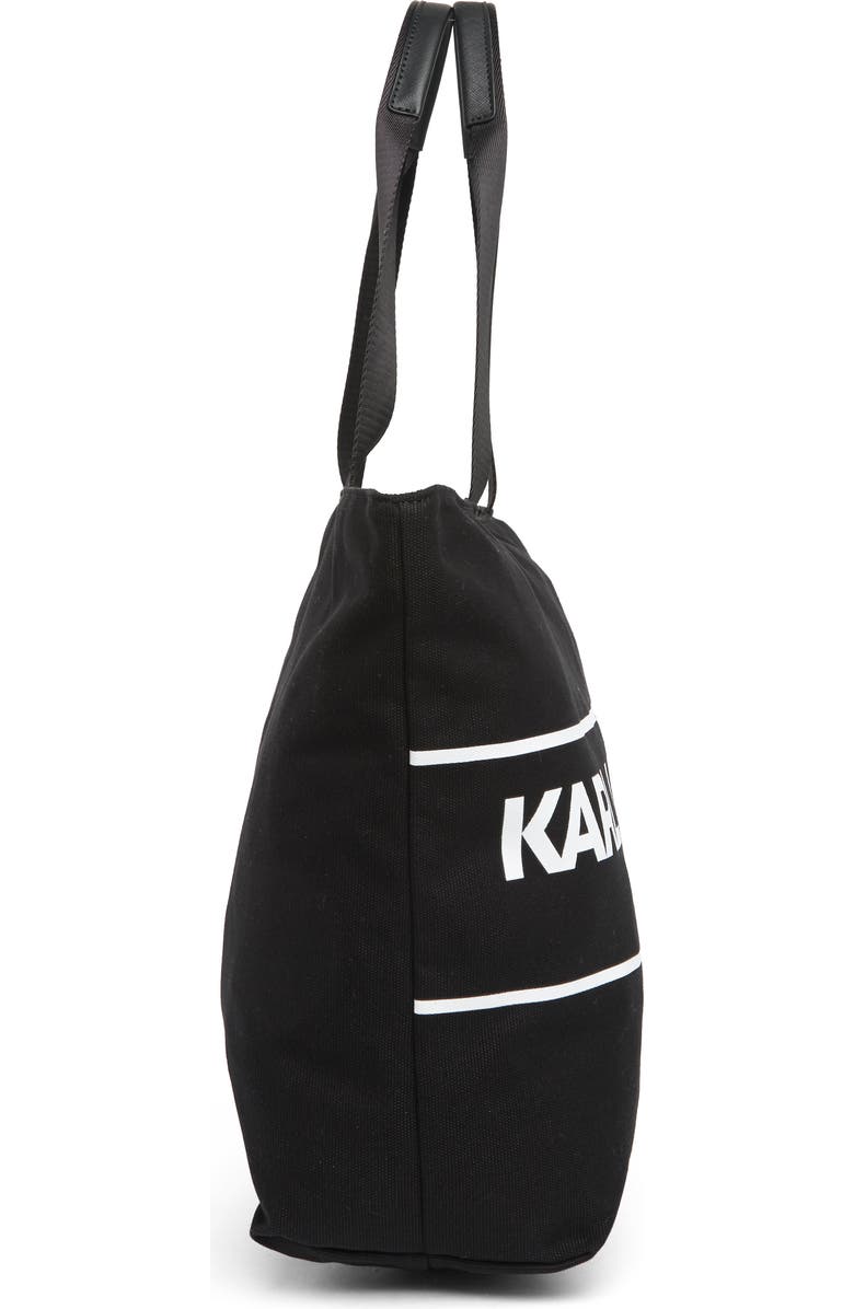 KARL LAGERFELD PARIS Kristen Logo Tote, Alternate, color,