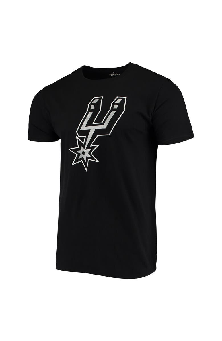 FANATICS Men's Fanatics Branded Luka Samanic Black San Antonio Spurs Playmaker Name & Number Logo T-Shirt, Alternate, color, Black