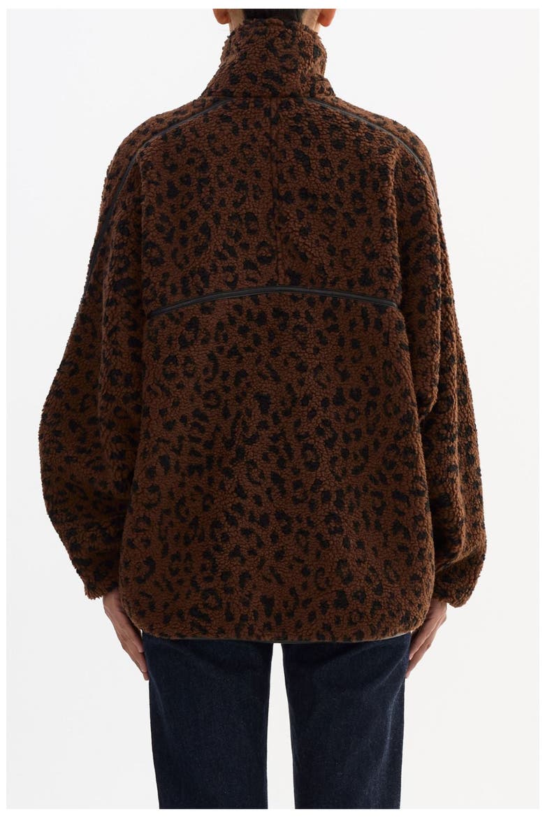 Helsa | Polar Fleece Pullover, Alternate, color, Leopard