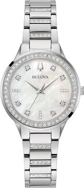 BULOVA Classic Mother-of-Pearl Bracelet Watch, 30mm
