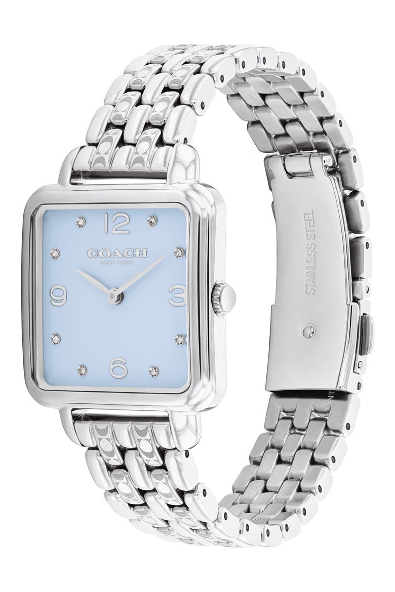 Cass Bracelet Watch, 28mm, Alternate, color, PALE BLUE