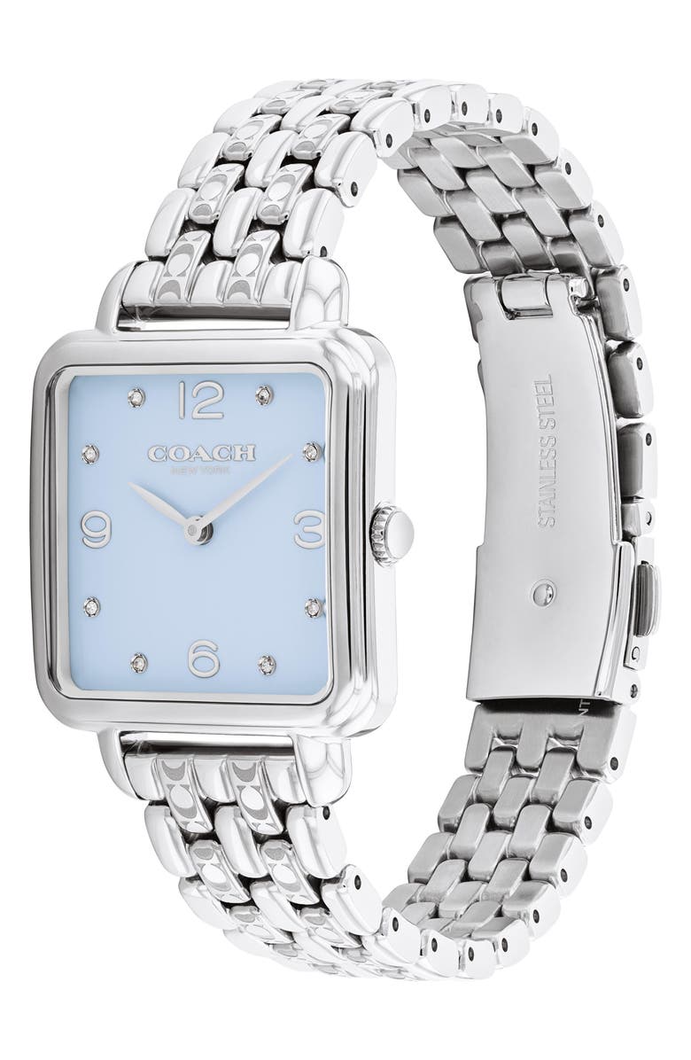 COACH Cass Bracelet Watch, 28mm, Alternate, color, Pale Blue