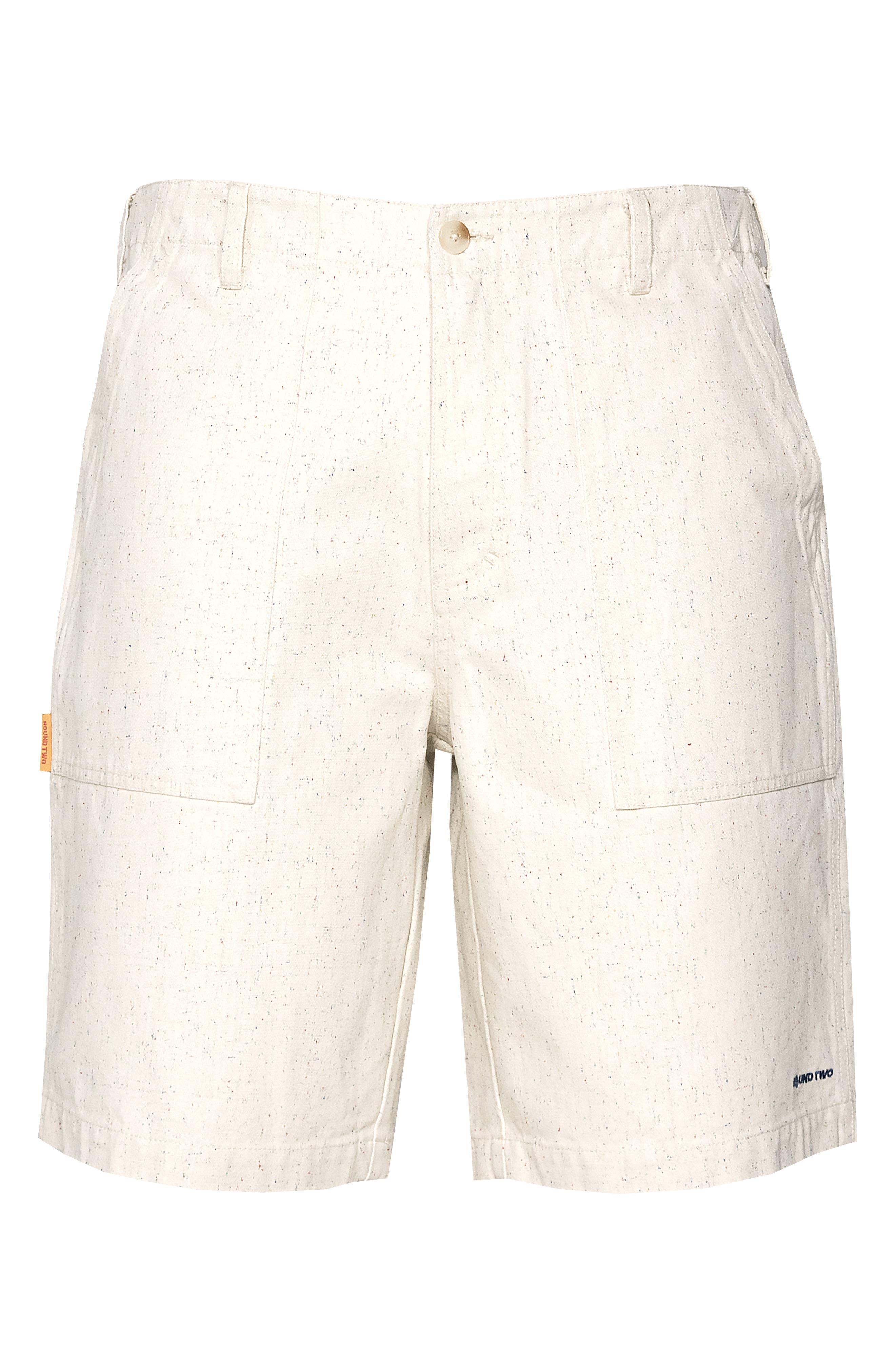 Round Two Flecked Canvas Military Shorts (Men) | Nordstromrack