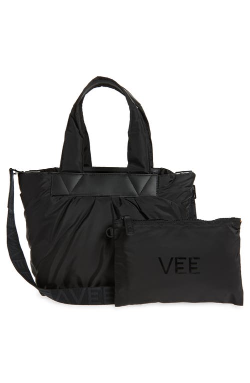 VEECOLLECTIVE VEECOLLECTIVE SMALL CABA RECYCLED POLYESTER TOTE