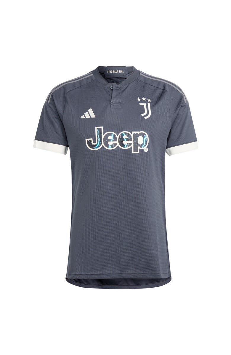 adidas Men's adidas Gray Juventus 2023/24 Third Replica Jersey, Alternate, color,
