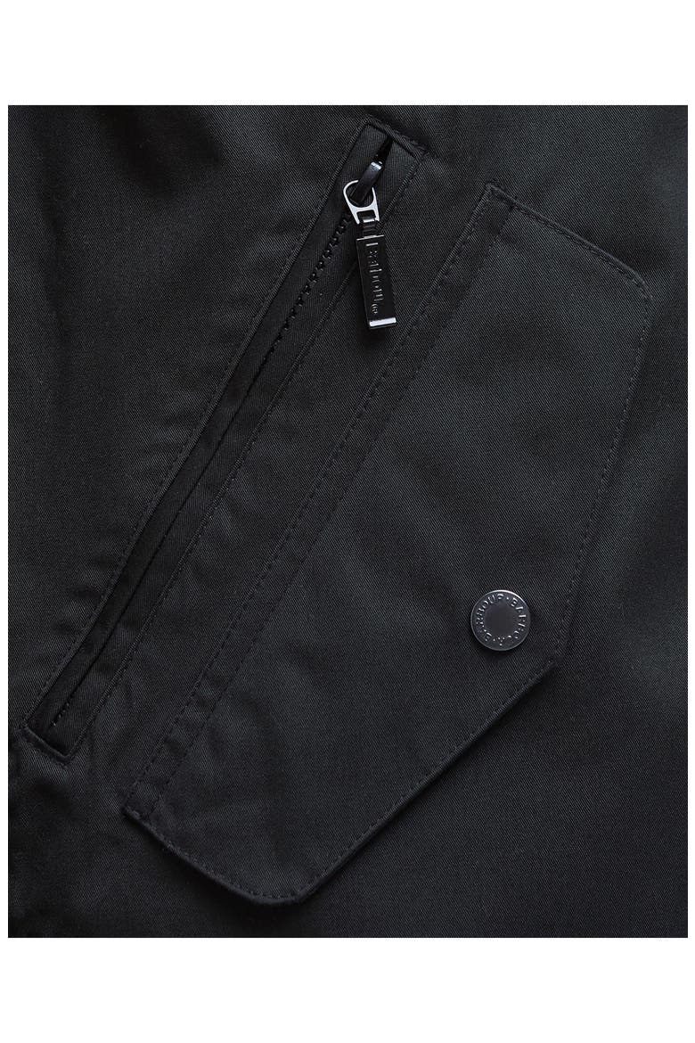 Chelsea Waterproof Twill Jacket, Alternate, color, BLACK