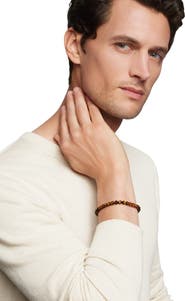 David Yurman Tiger's Eye Spiritual Bead Bracelet