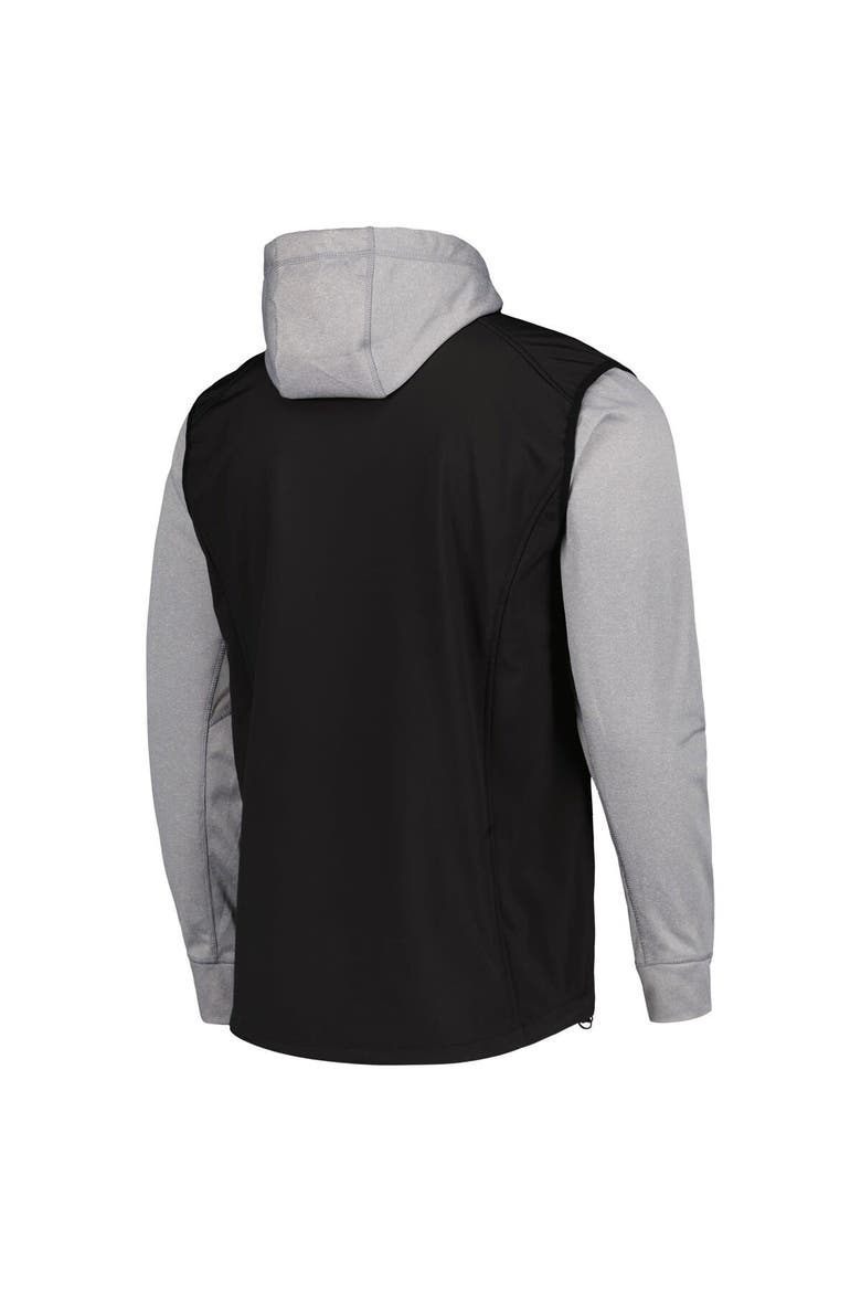 Men's Dunbrooke Black/Heather Gray San Diego Padres Alpha Full-Zip Jacket, Alternate, color, Black