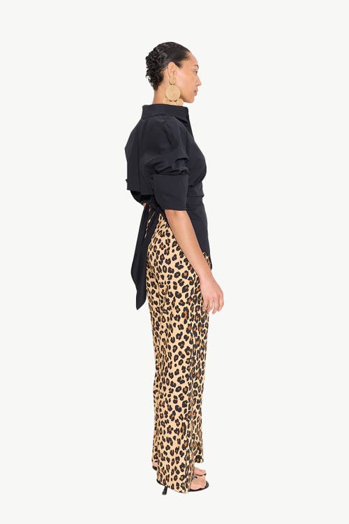 Simonmiller Pia Poplin Pant In Cheetah