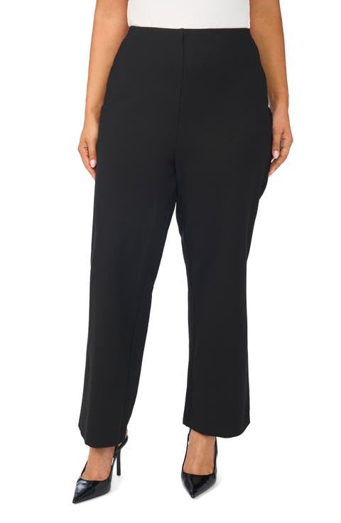 High Waist Straight Leg Pants