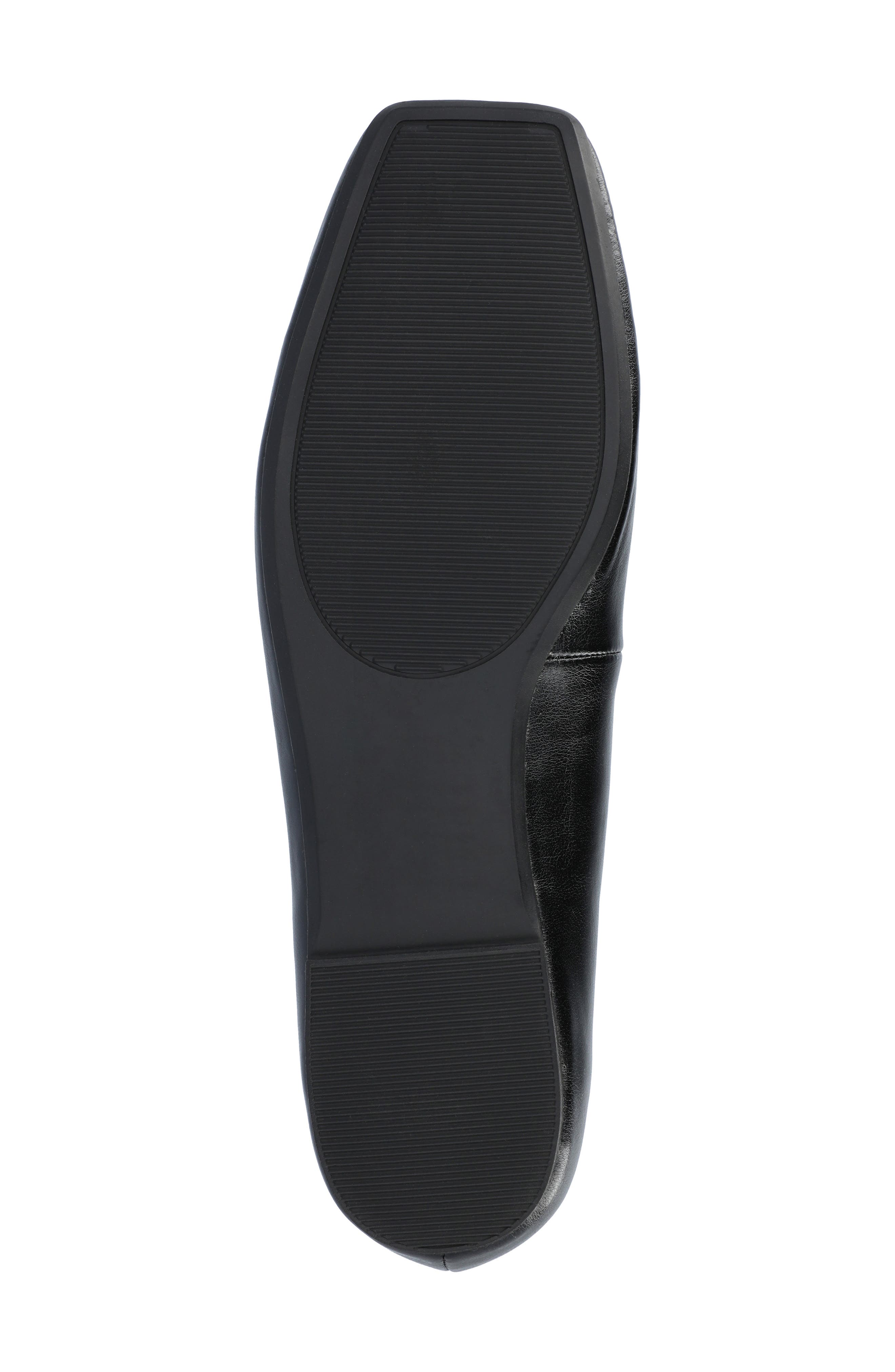 Journee Collection Zimia Square Buckle Flat, Alternate, color, Black