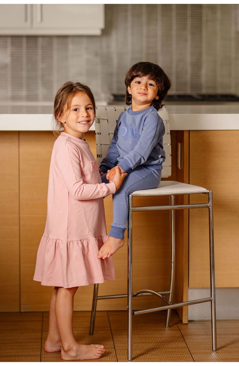 Pouf Sweater Dress, Alternate, color, Pink