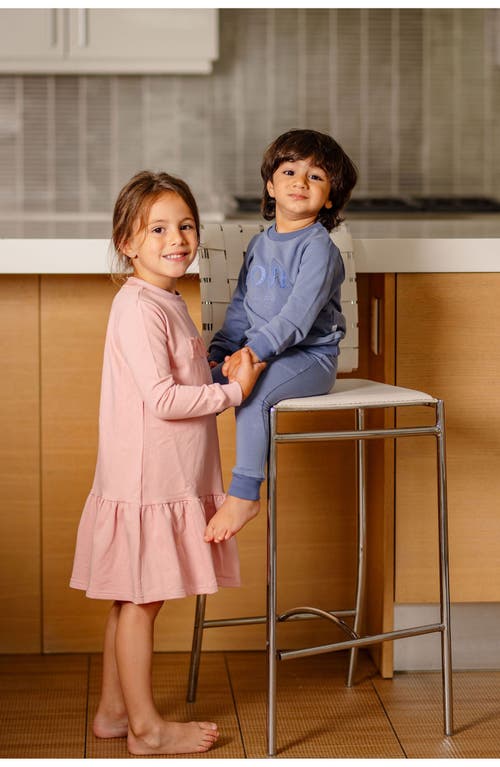 Pouf Sweater Dress In Pink