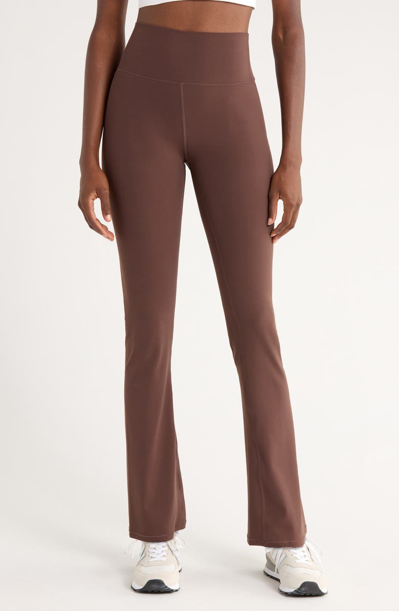 Vuori AllTheFeels<sup>™</sup> High Waist Slim Flare Pants, Main, color, Java