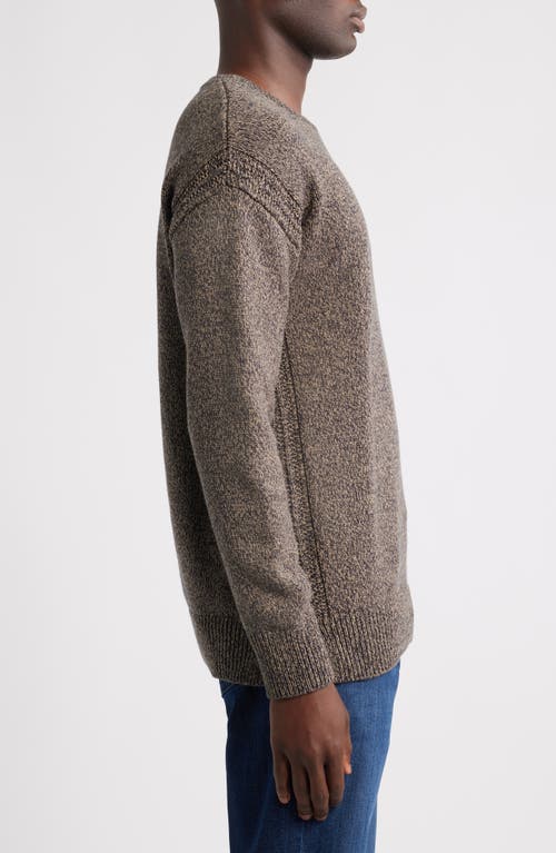 Rails Bryce Cotton Blend Sweater In Brown