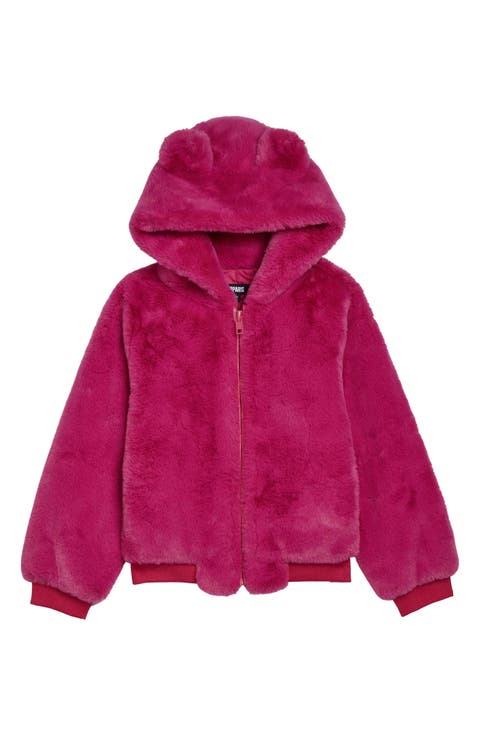 Kids' Lily Faux Fur Hooded Coat (Little Kid & Big Kid)