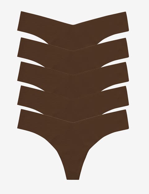Classic Solid Thong 5-Pack