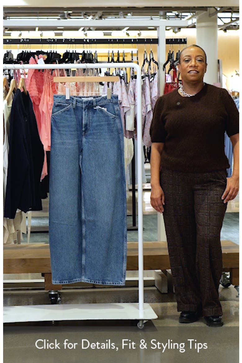 Mid Rise Balloon Jeans video
